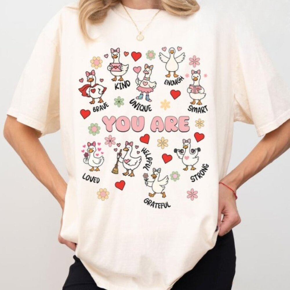 Cute Teaching Valentine Outfit, Positive Classroom Shirt Gift